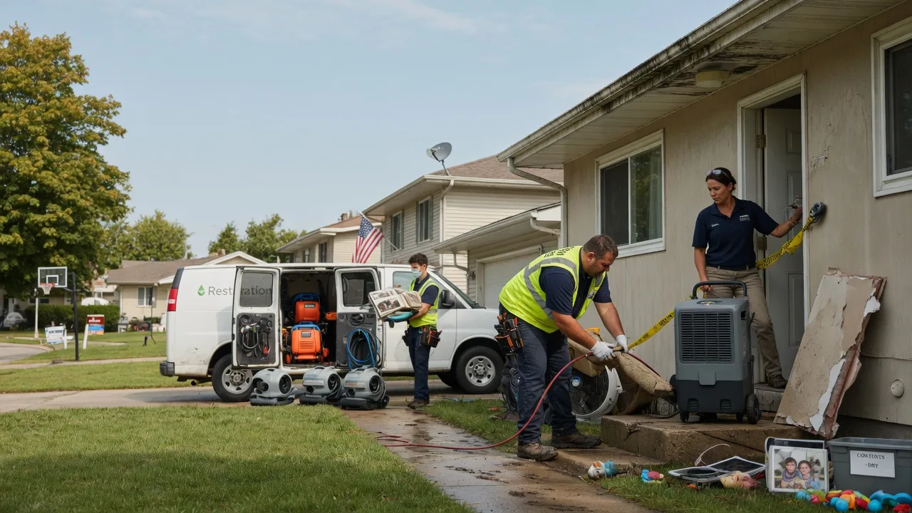 Water Damage Restoration in Taylorville, IL near me